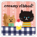 creamy ribbon